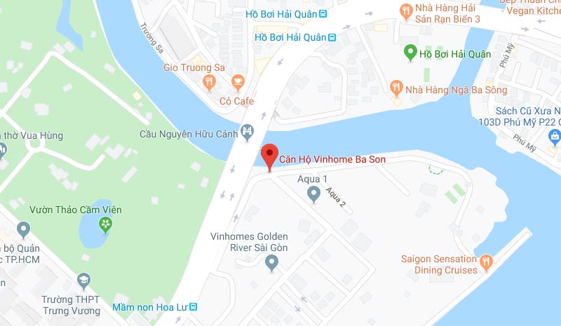 Map căn hộ Vinhomes Ba Son