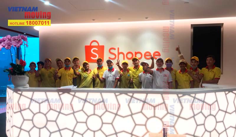 Dự án chuyển văn phòng công ty Shopee Việt Nam - Lần 2