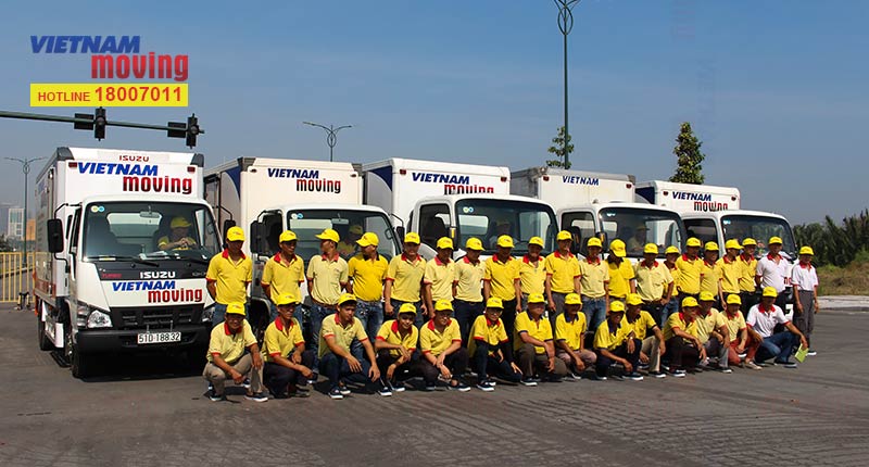 Hệ thống xe tải và Đội ngũ nhân viên Vietnam Moving