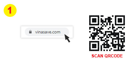 Hướng dẫn mã giảm giá tại VinaSave - Bước 1