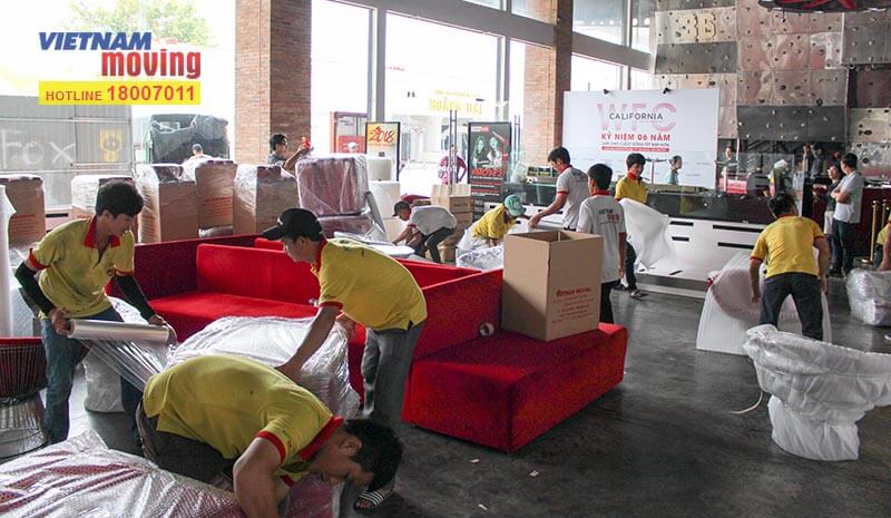 Hình ảnh chuyển văn phòng trọn gói tại California