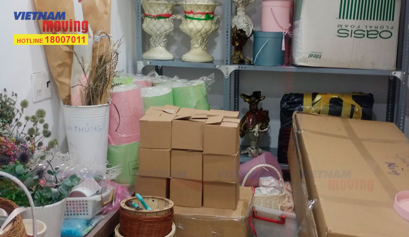Dự án vận chuyển cửa hàng Hoa Anh Minh - hàng hóa hoa