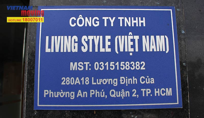 Dự án chuyển văn phòng công ty Living Style Việt Nam 1