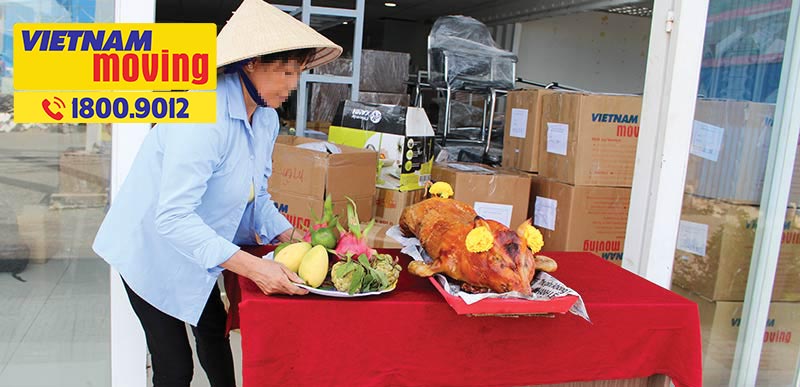 Bày trí mâm cúng nhập trạch