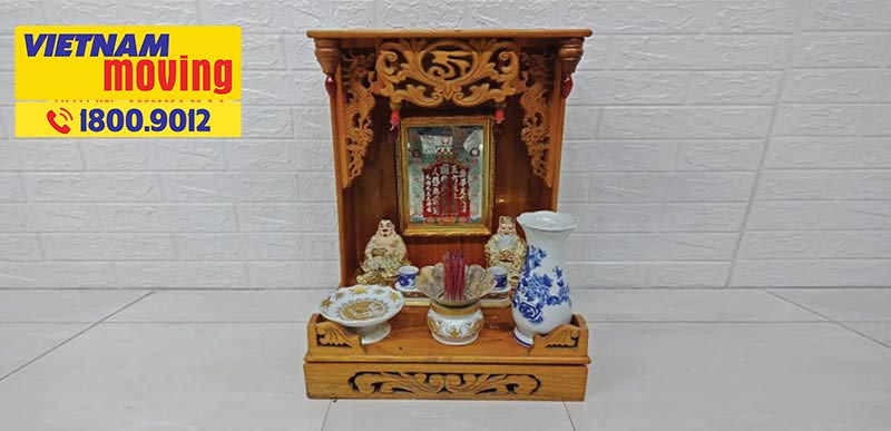 Cách bố trí ban thờ thần tài khi chuyển đến nhà mới