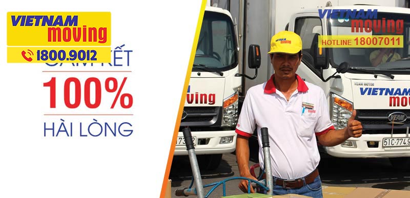 Vietnam Moving cam kết mang đến khách hàng dịch vụ chất lượng tốt nhất
