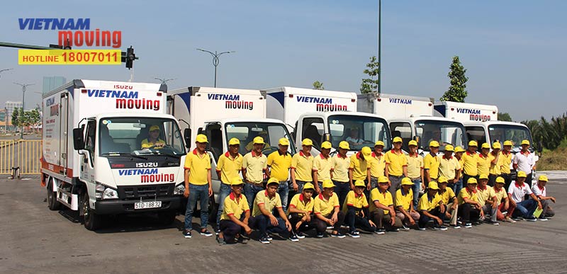 Hệ thống xe tải và đội ngũ Vietnam Moving