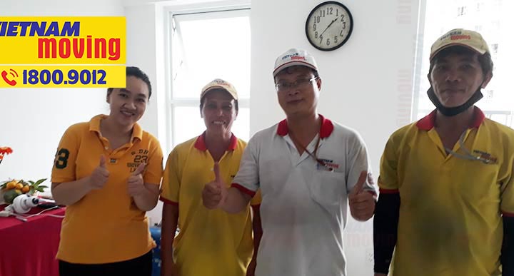 Khách hàng yên tâm khi sử dụng dịch vụ chuyển nhà trọn gói Vietnam Moving