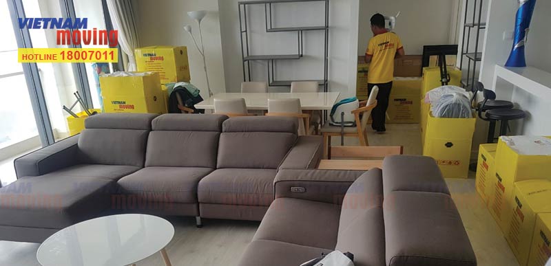 đóng gói đồ đạc khi chuyển căn hộ