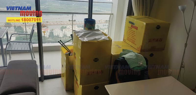 ghi chú thùng khi chuyên căn hộ