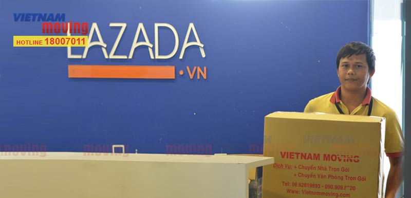 Lazada.vn Top 5 website thương mại điện tử hàng đầu Việt Nam chuyển văn phòng tại Vietnam Moving
