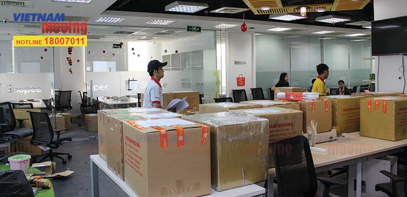 Shopee Top 5 website thương mại điện tử hàng đầu Việt Nam chuyển văn phòng tại Vietnam Moving