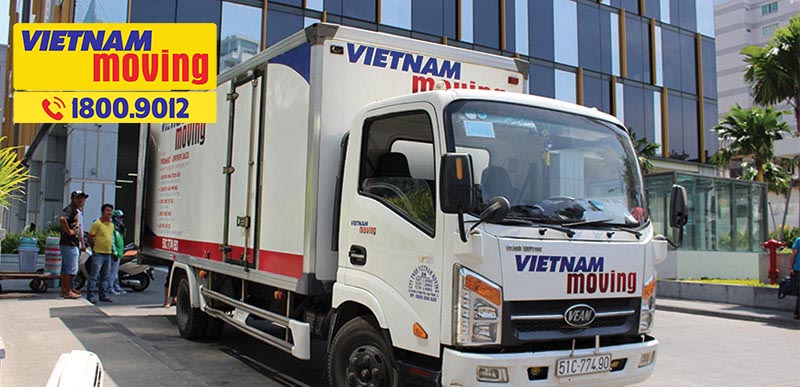 Xe tải Vietnam Moving chuyển văn phòng