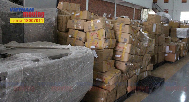 Hàng hóa được lưu kho tại Vietnam Moving