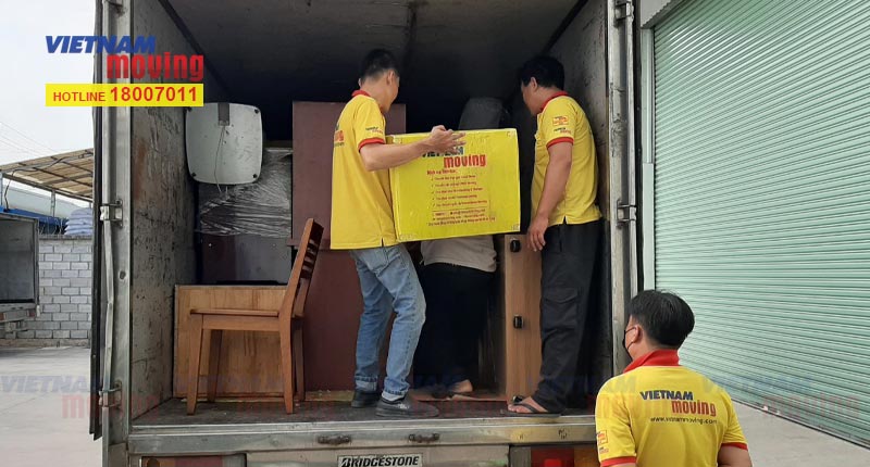 Chuyển nhà bằng xe tải chuyên dụng