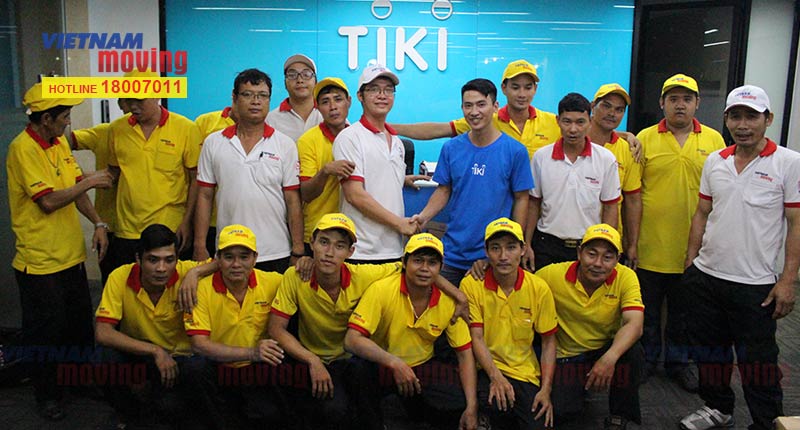 Tiki hài lòng với dịch vụ chuyển văn phòng Vietnam Moving