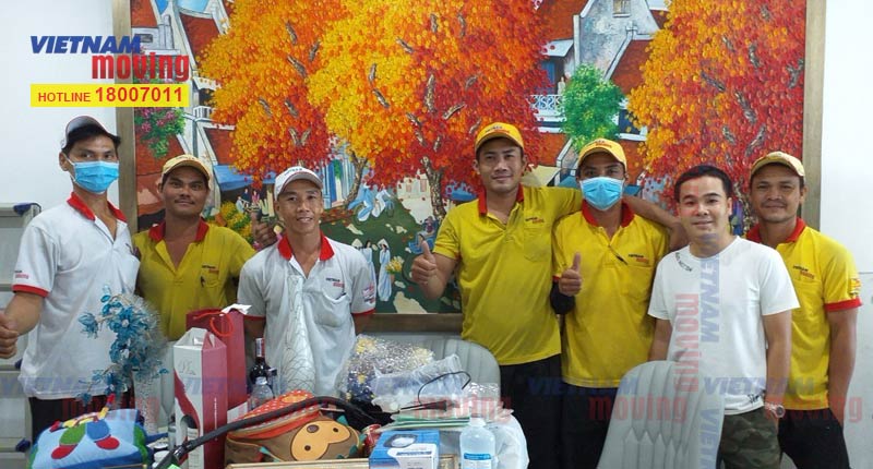 Dịch vụ chuyển nhà Vietnam Moving luôn làm khách hàng hài lòng