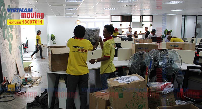 Dịch vụ chuyển văn phòng chuyên nghiệp đảm bảo an toàn đồ đạc