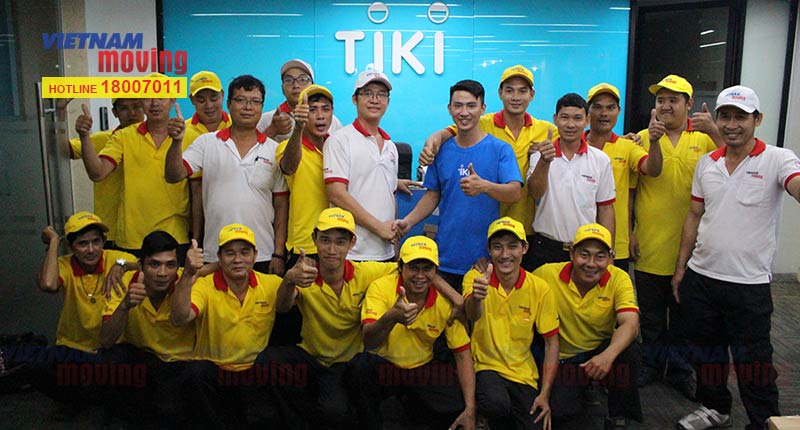 Dự án chuyển văn phòng Tiki