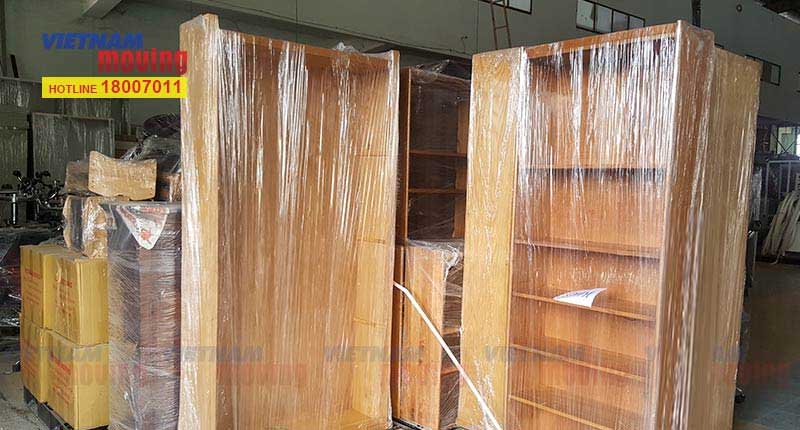 Hàng hóa được bao bọc đóng gói kỹ lưỡng