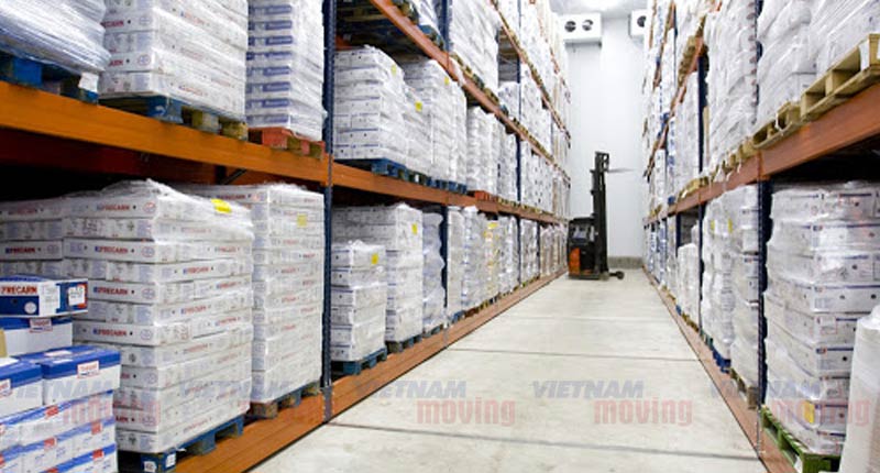 Hệ thống kho có cơ sở vật chất hiện đại đảm bảo hàng hóa an toàn