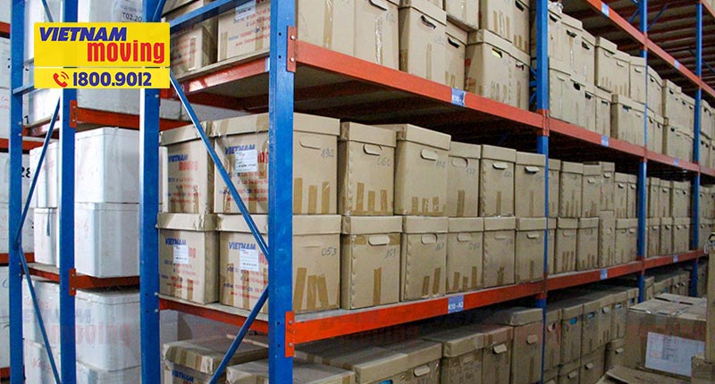 Hệ thống kho kệ để hàng của Vietnam Moving