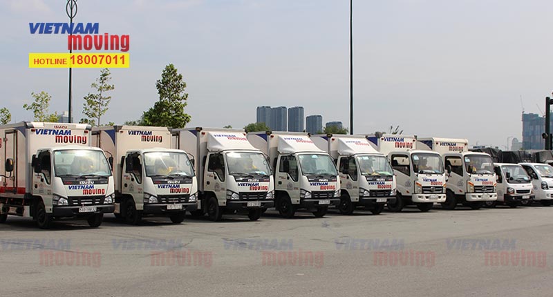 Hệ thống xe taxi tải vận chuyển của Vietnam Moving
