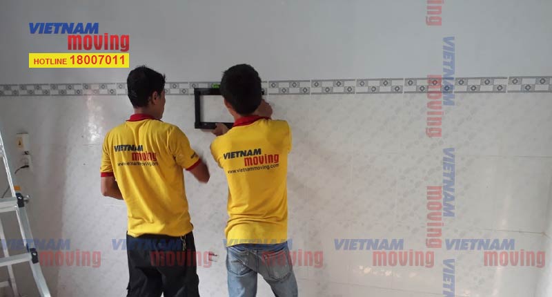 Dịch vụ chuyển nhà Vietnam Moving hỗ trợ lắp đặt khách hàng