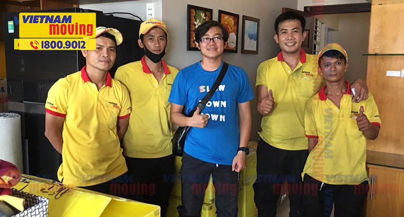 Khách hàng hài lòng khi sử dụng dịch vụ chuyển nhà Vietnam Moving