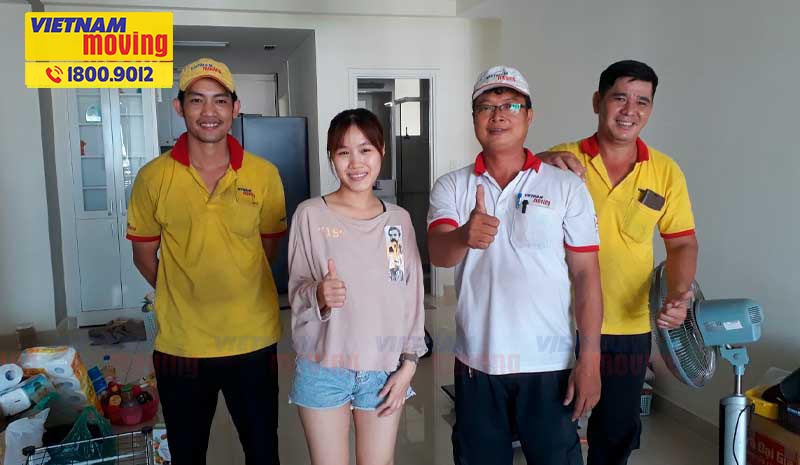 Khách hàng hài lòng khi sử dụng dịch vụ Vietnam Moving