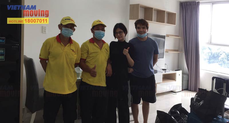 Khách hài lòng với dịch vụ chuyển nhà trọn gói Vietnam Moving trong tháng 3