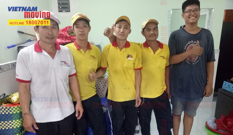 Khách hàng hài lòng với dịch vụ chuyển nhà trọ