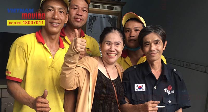 Khách hàng sử dụng dịch vụ chuyển nhà trọn gói Vietnam Moving rất hài lòng