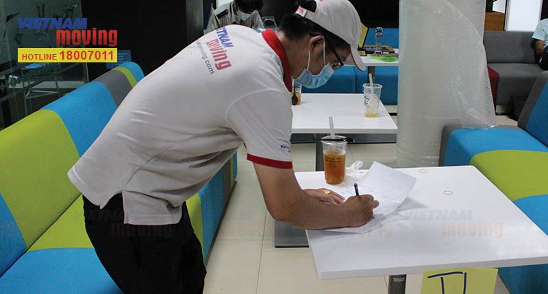 Liệt kê danh sách chi tiết đồ đạc cần chuyển