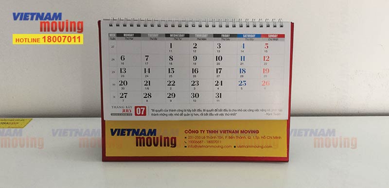 Các ngày trong tháng 7 năm 2020