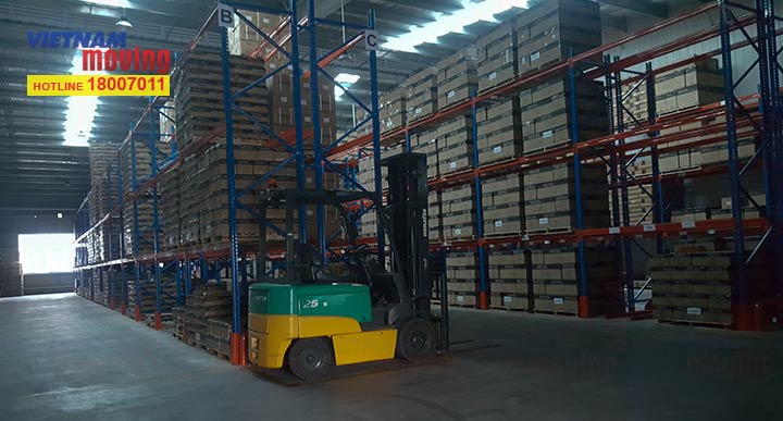 Bảng giá lưu kho mới nhất tại Vietnam Moving