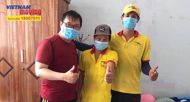 Khách hàng hài lòng khi sử dụng dịch vụ chuyển nhà Vietnam Moving