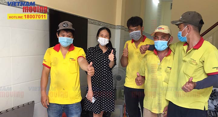 Khách hàng hài lòng dịch vụ chuyển nhà trọn gói Vietnam Moving