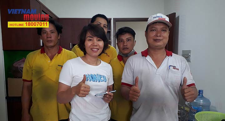Khách hàng hài lòng với chính sách cũng như dịch vụ của Vietnam Moving