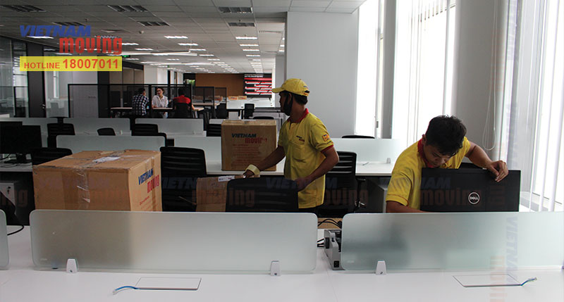 Dịch vụ chuyển văn phòng Vietnam Moving uy tín và chuyên nghiệp