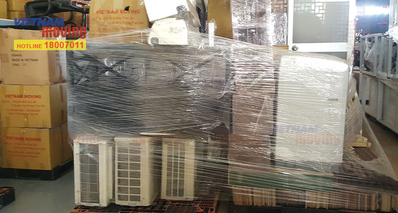 Đồ đạc được đóng gói cẩn thận khi lưu kho
