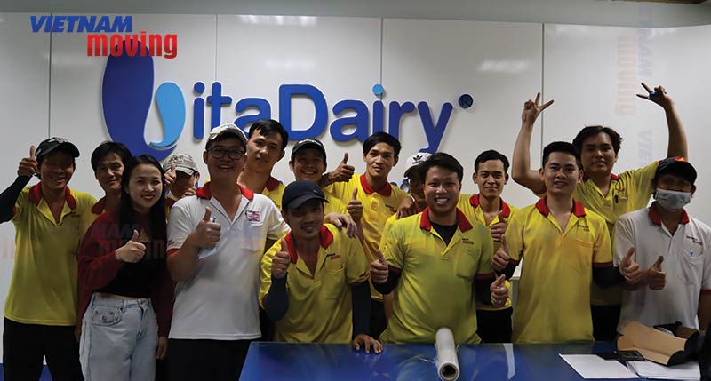 Dự án vận chuyển văn phòng công ty Vita Dairy