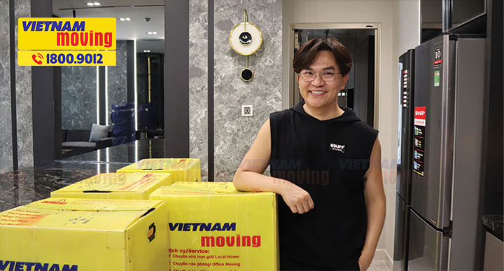 MC Đại Nghĩa sử dụng dịch vụ chuyển nhà trọn gói Vietnam Moving