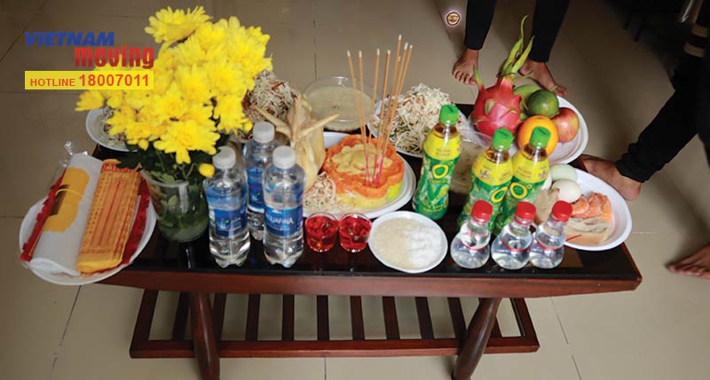 Mâm cúng nhập trạch