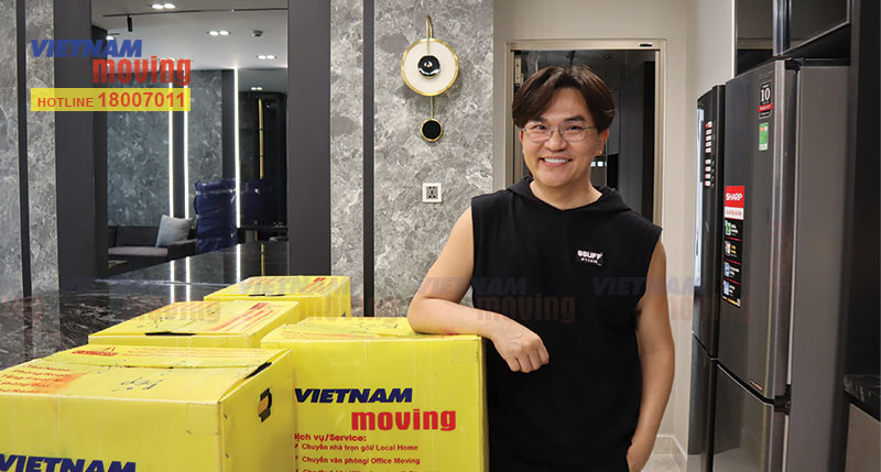 Nghệ sĩ Nghĩa hài lòng với dịch vụ chuyển nhà trọn gói Vietnam Moving