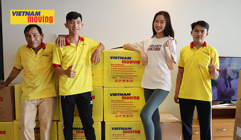 Hoa Hậu Bảo Ngọc chuyển nhà sử dụng dịch vụ của Vietnam Moving