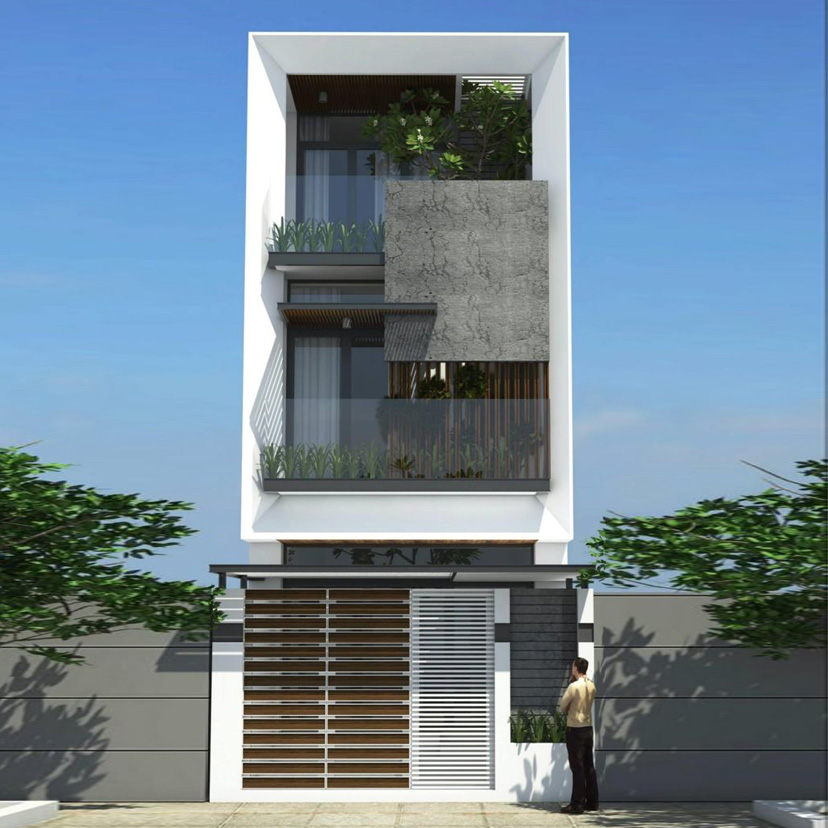 Mẫu nhà phố đẹp và sang trọng 258