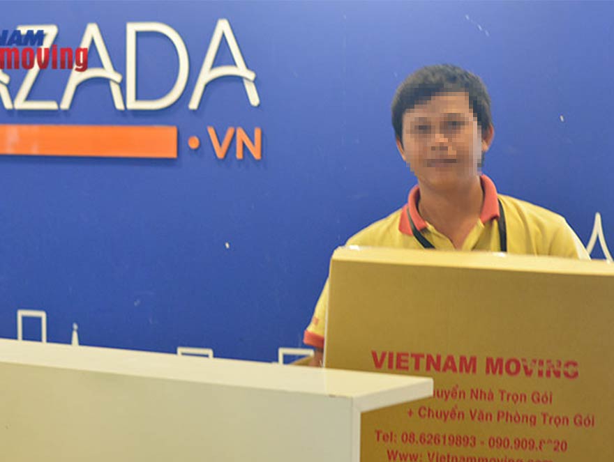 Hình ảnh chuyển văn phòng trọn gói tại Lazada