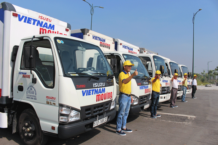 Xe tải dịch vụ chuyển nhà quận Gò Vấp TPHCM - Công ty Vietnam Moving