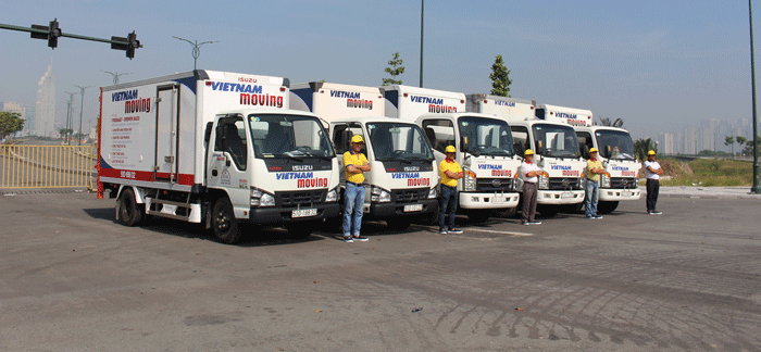 Xe tải dịch vụ chuyển nhà quận Gò Vấp TPHCM - Công ty Vietnam Moving
